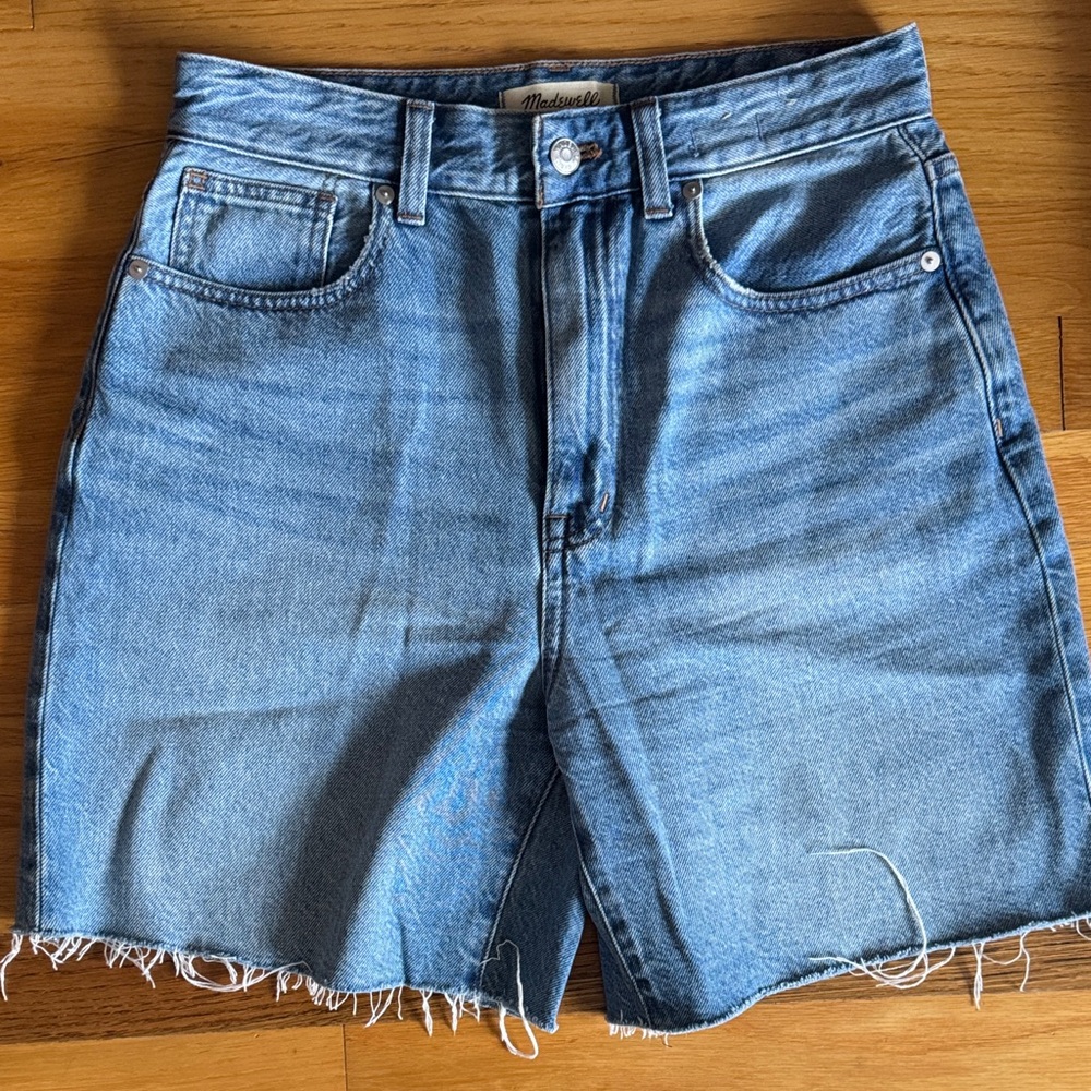Madewell Light Blue Jean Shorts
